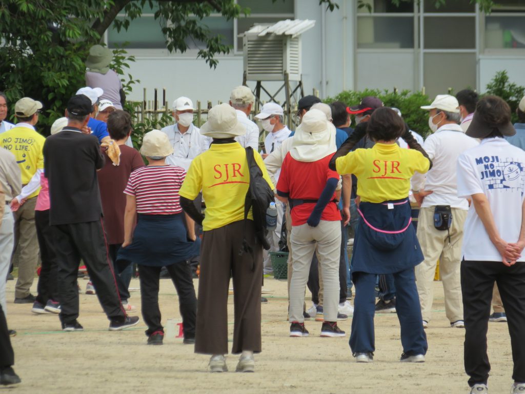 校区グランドゴルフに参加して