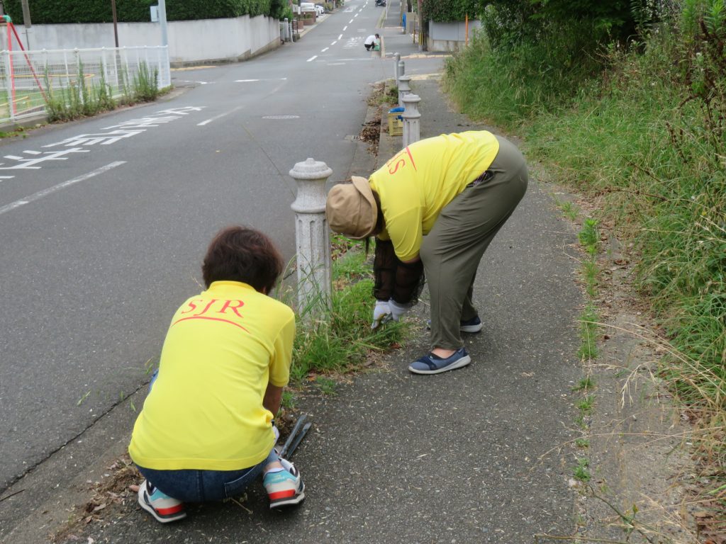 地域の「まち美化」に参加しました