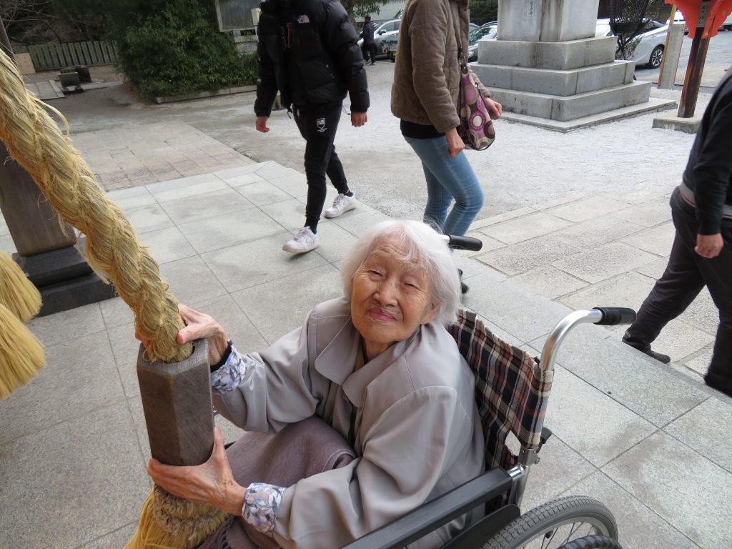 戸ノ上神社へ初詣
