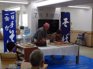 そば打ち (4)